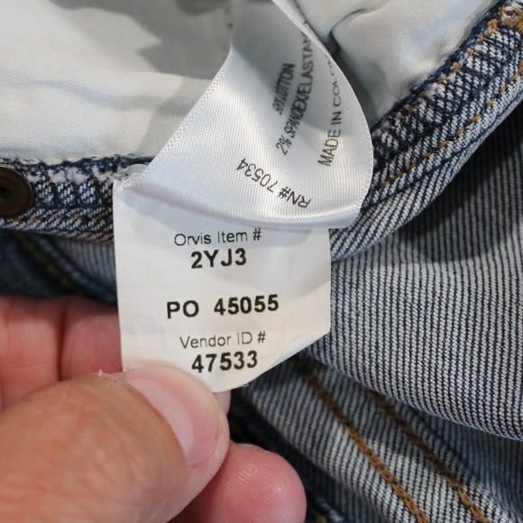 Orvis Mid-Rise Skinny Jeans Womens Size 10 Blue Denim Casual - Picture 3 of 12